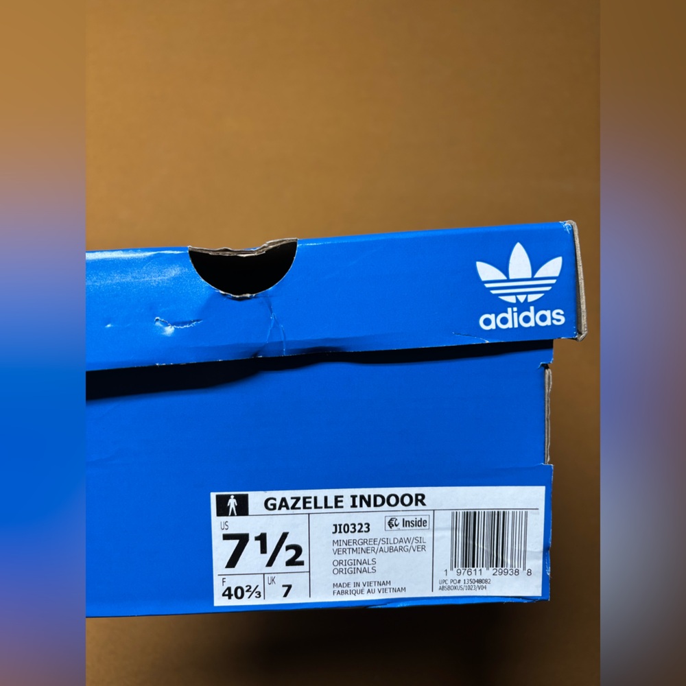 adidas Gazelle Indoor Blue Sneakers